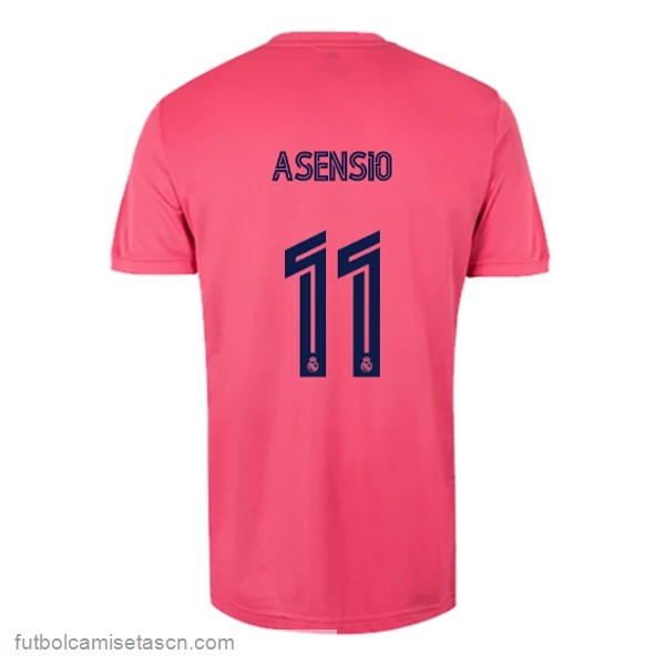 Camiseta Real Madrid 2ª NO.11 Asensio 2020/21 Rosa